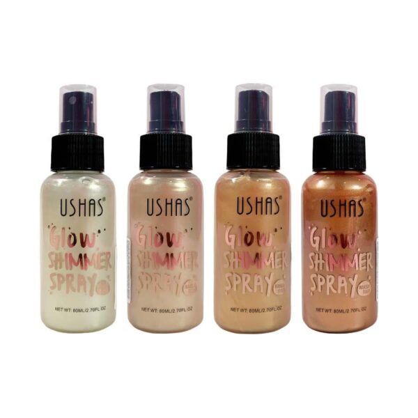 USHAS GLOW SHIMMER SPRAY 80ML - Image 3