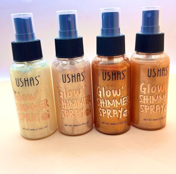 USHAS GLOW SHIMMER SPRAY 80ML - Image 4
