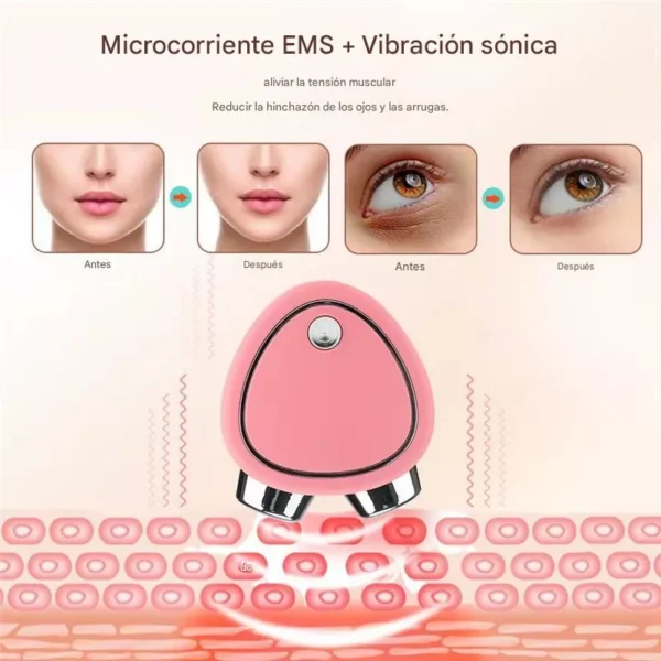 Masajeador Facial Electronico Portatil Con Vibracion Lifting - Image 4