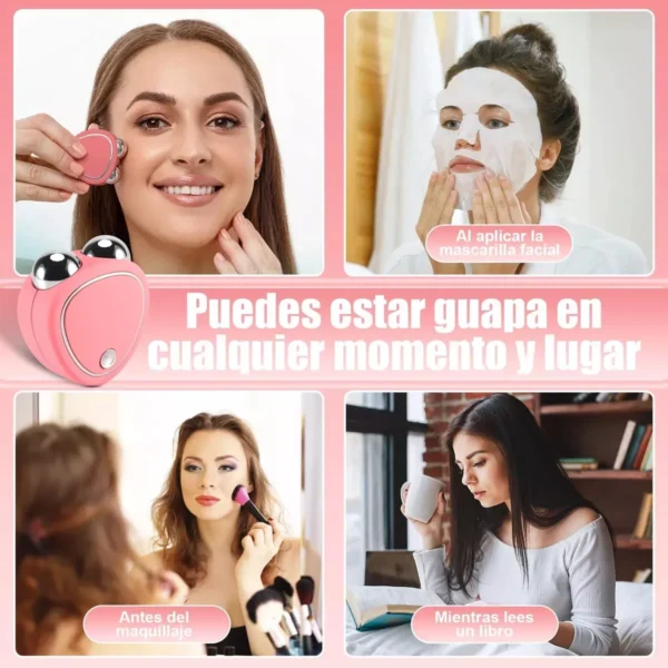 Masajeador Facial Electronico Portatil Con Vibracion Lifting - Image 8