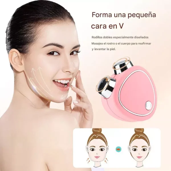 Masajeador Facial Electronico Portatil Con Vibracion Lifting - Image 9